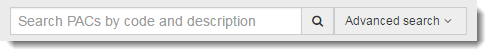 Search for private access codes.